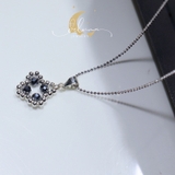 Dây Chuyền Cỏ Bốn Lá Đá Phong Thuỷ De Luna