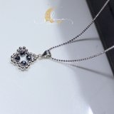 Dây Chuyền Cỏ Bốn Lá Đá Phong Thuỷ De Luna