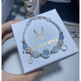 Lắc Tay Nàng Thơ Aquamrine LTNTA24A De Luna