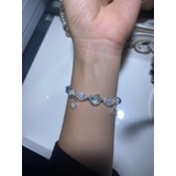 Lắc Tay Nàng Thơ Aquamrine LTNTA24A De Luna