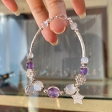 Lắc Tay Nàng Thơ Aquamrine LTNTA24A De Luna