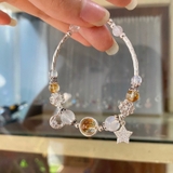 Lắc Tay Nàng Thơ Aquamrine LTNTA24A De Luna