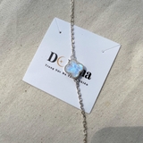 Lắc Tay Cỏ Bốn Lá Moonstone  De Luna