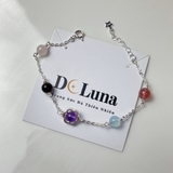 [GIÁ ƯU ĐÃI] Lắc Tay 5 Loại Đá Đa Sắc De Luna