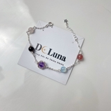 [GIÁ ƯU ĐÃI] Lắc Tay 5 Loại Đá Đa Sắc De Luna