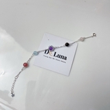 [GIÁ ƯU ĐÃI] Lắc Tay 5 Loại Đá Đa Sắc De Luna