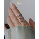 Nhẫn Spring Đá Thiên Nhiên De Luna