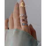 Nhẫn Spring Đá Thiên Nhiên De Luna