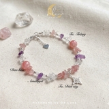 Vòng Tay Đá Thô Phối S925 De Luna