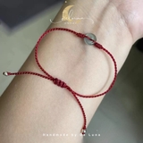 Vòng Tay Chỉ Đỏ Điếu Lam Ngọc May Mắn