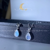 Dây Chuyền Moonstone Giọt Nước 12mm De Luna
