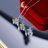 Dây Chuyền Bee Đá Thiên Nhiên De Luna