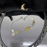 Lắc Tay Hồ Ly Tóc Vàng Bạc 925 De Luna