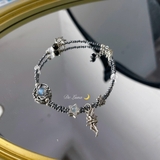 Lắc Chân Đá Labradorite Terahertz De Luna