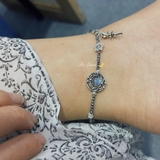 Lắc Chân Đá Labradorite Terahertz De Luna