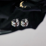 Khuyên Tai Ba Loại Đá Thiên Nhiên De Luna