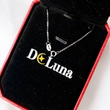 Dây Chuyền Dạng Xích O Cong Bạc 925 Xi Bạch Kim