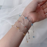 Lắc Tay Địa Đàng Đá Thiên Nhiên Mảnh Xinh De Luna