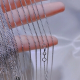 Dây Chuyền Hộp Vuông 1mm Bạc Ý 925 Chuẩn De Luna