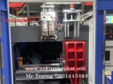 Máy thổi chai nhựa HDPE trục 75 1 kìm 2 đầu full thuỷ lực