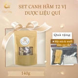Set Canh Hầm Chum Vàng 12 Vị Dược Liệu Quý Thượng Hạng