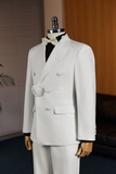 TUXEDO PHỐI PHI TRẮNG 6 NÚT