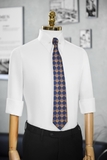 SƠ MI TRẮNG POLY - CỔ PIN COLLAR