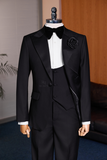 TUXEDO PHỐI PHI ĐEN 1 NÚT