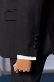 TUXEDO PHỐI PHI ĐEN 1 NÚT
