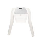 Sisters Áo bo gân tay dài cổ vuông Neva