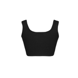 Sisters Áo croptop bản to thun gân co giãn Lendi