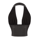 SISTERS Áo croptop cổ yếm Callista