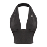 SISTERS Áo croptop cổ yếm Callista