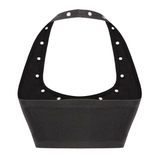 SISTERS Áo mini top đính Kim loại Riviera