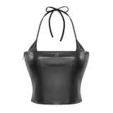 SISTERS Áo tube da cổ yếm Yette