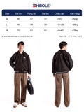Áo khoác dạ nam hàng hiệu phối da Hiddle H10-AK5