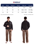 Áo khoác kaki Hiddle kiểu dáng Biker H10-AK3