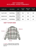 DSW Flannel Double Zip Boxy Jacket