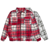 DSW Flannel Double Zip Boxy Jacket