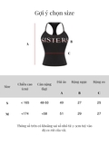 SISTERS Áo croptop dây mảnh dáng dài Callia