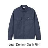 Áo sơ mi denim nam túi hộp Hiddle H-S1