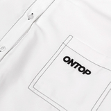 O15-S2 Over Shirt Mono - Trắng