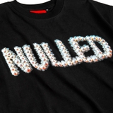 Áo thun đen in chữ NULLED Gemstone Tee N-T15-D