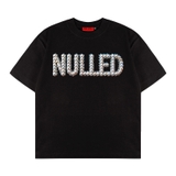 Áo thun đen in chữ NULLED Gemstone Tee N-T15-D