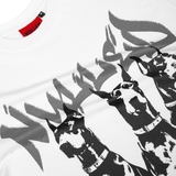 Áo thun màu trắng in hình Unleashed Tee N-T11