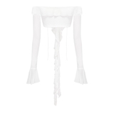 SISTERS Áo thun lưới trễ vai Felicia