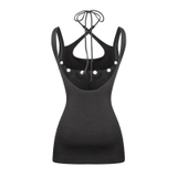 SISTERS Áo body hai dây phối khoen ngực Aisha