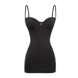 SISTERS Váy đầm body ánh kim 2 dây Nadia