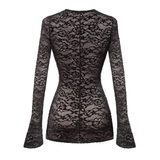 SISTERS Váy đầm body ren đan dây ngực Maryam