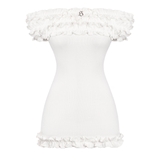 SISTERS Váy đầm body nhún vai Charmy